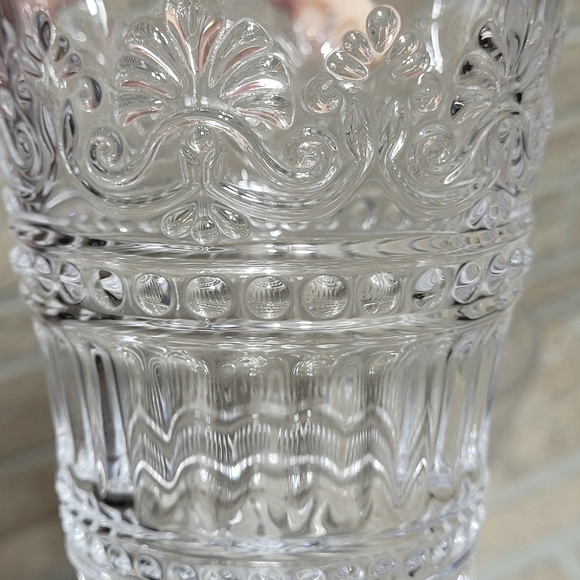 The Pioneer Woman Set of 2 Clear Footed Cassie Goblet Glasses 13 ounces - Picture 5 of 5